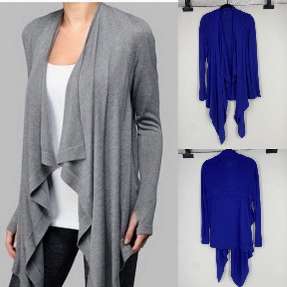 Lululemon Express Yourself Blue Cardigan Sweater